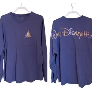 Disney Spirit Jersey Walt Disney World 50 Anniversary Purple Iridescent Size L